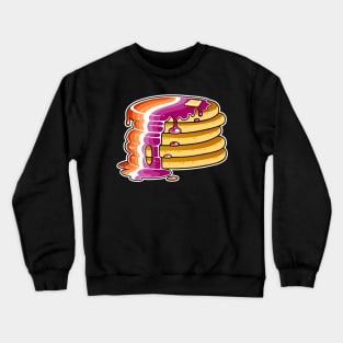 Lesbian Pride Pancakes LGBT Crewneck Sweatshirt